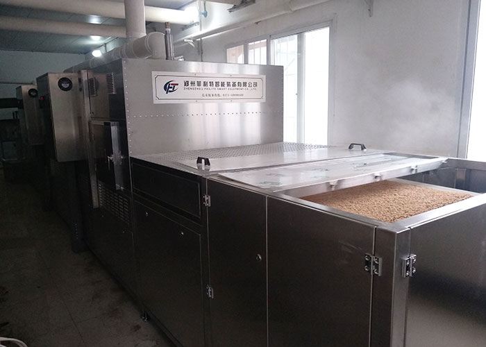 中糧集團80KW紅麥麩微波烘干設備成功交付 中糧集團80KW紅麥麩微波烘干設備成功交付